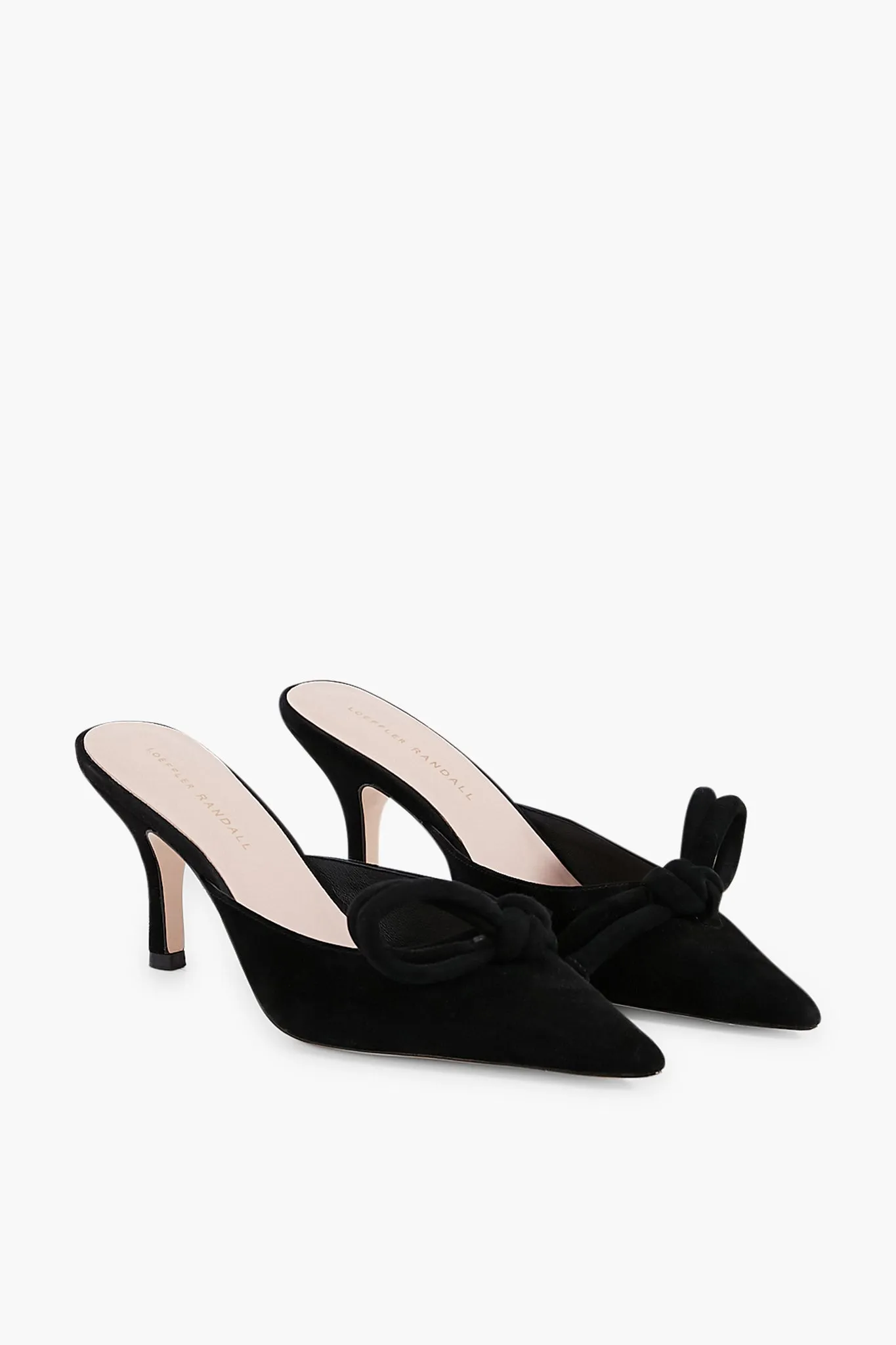 Black Suede Amyra Heels