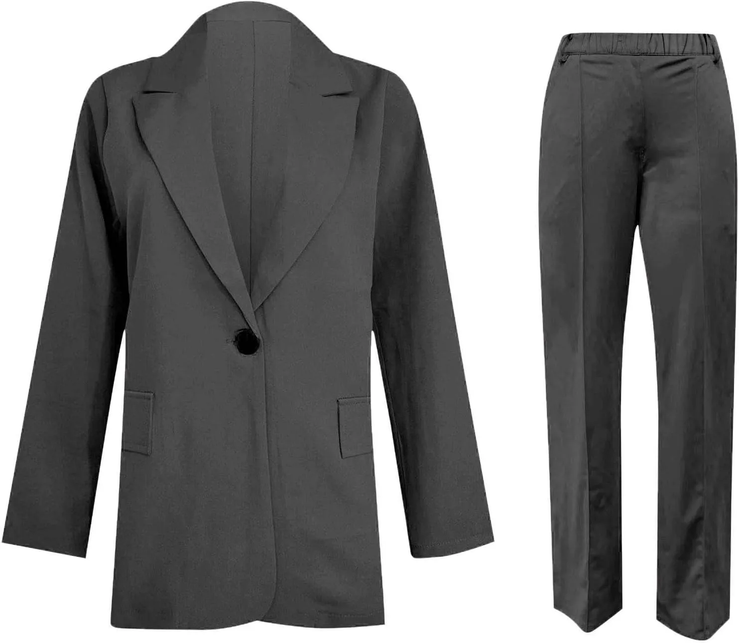 Blazer Sets Women 2 Piece Outfits Business Suit Casual Pantsuit Plus Size Pant Suits Lightweight Work Clothes 2025