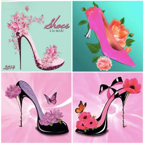 Classy High Heels - Fashion Diamond Painting, Full Round/Square 5D Diamonds, DIY Diamond Kit