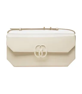 Emblem Folio Shoulder Bag Bone