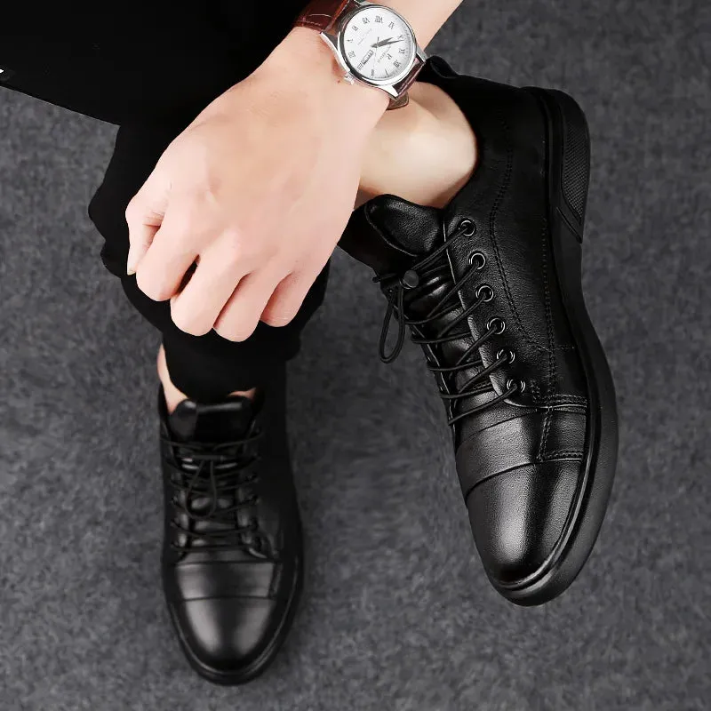 Hnzxzm Man Flat Classic Men Dress Shoes Outdoor Lace up Genuine Leather Wing Tip Carved Italian Formal Oxfords Shoes Size 38-47 N1