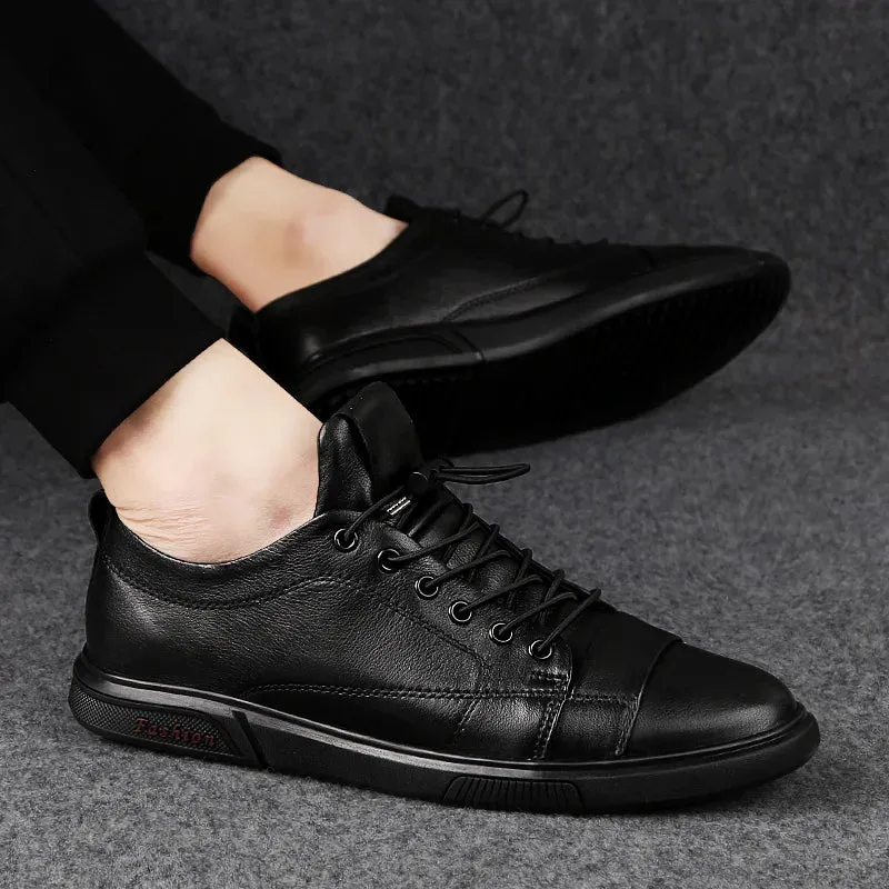 Hnzxzm Man Flat Classic Men Dress Shoes Outdoor Lace up Genuine Leather Wing Tip Carved Italian Formal Oxfords Shoes Size 38-47 N1