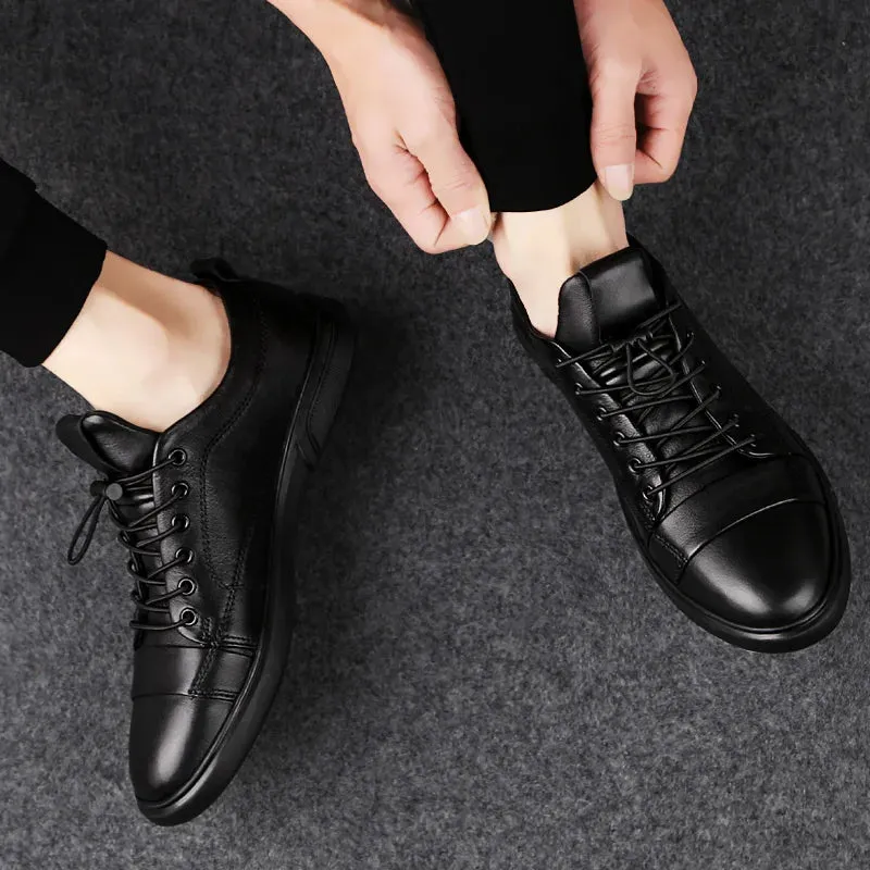 Hnzxzm Man Flat Classic Men Dress Shoes Outdoor Lace up Genuine Leather Wing Tip Carved Italian Formal Oxfords Shoes Size 38-47 N1