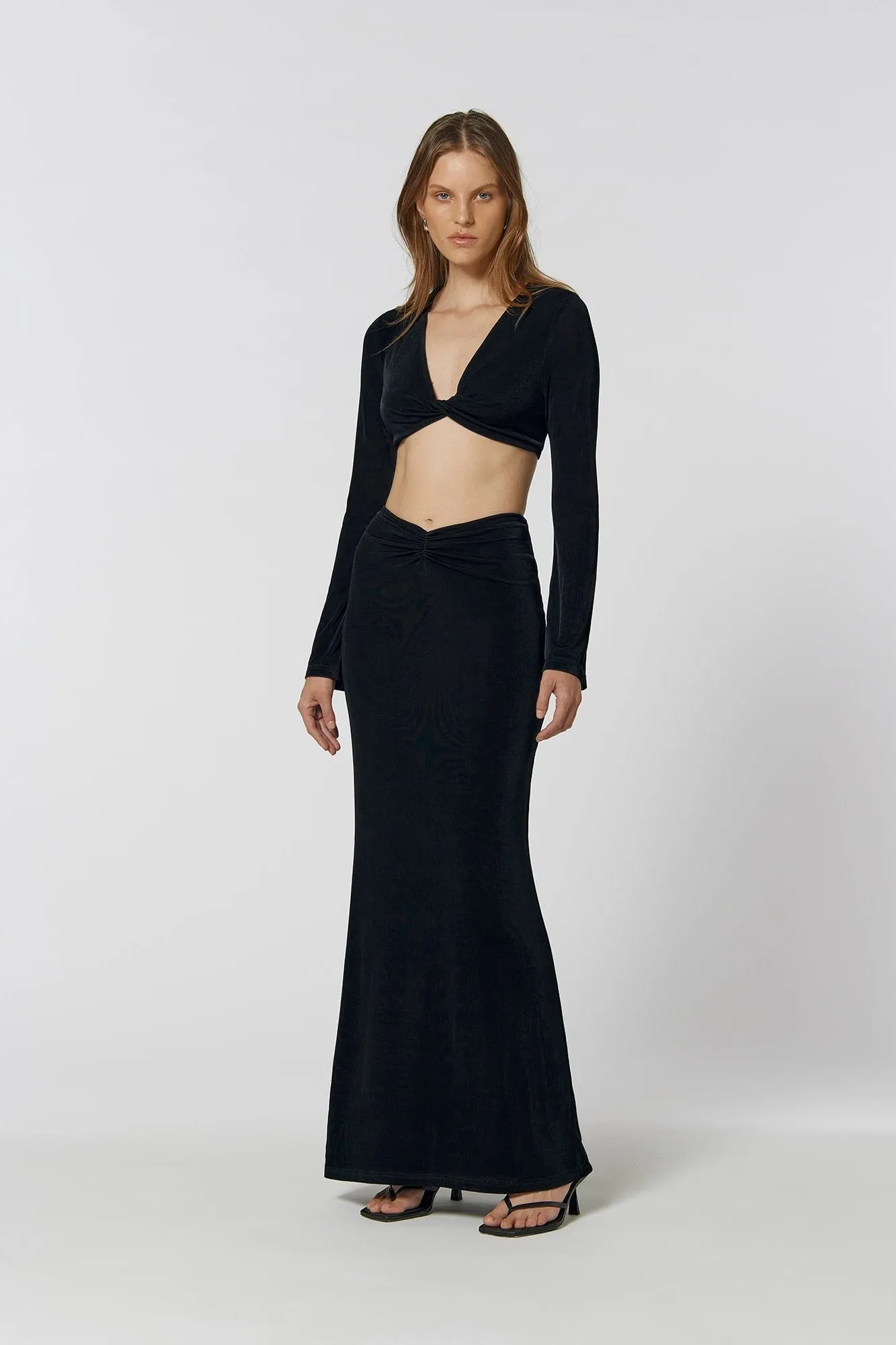 Kianna Anderson Twist Top - Black