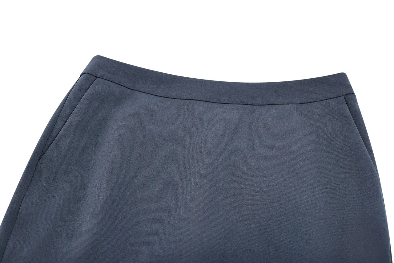 Multiway Stretch H-Shape Suit Skirt