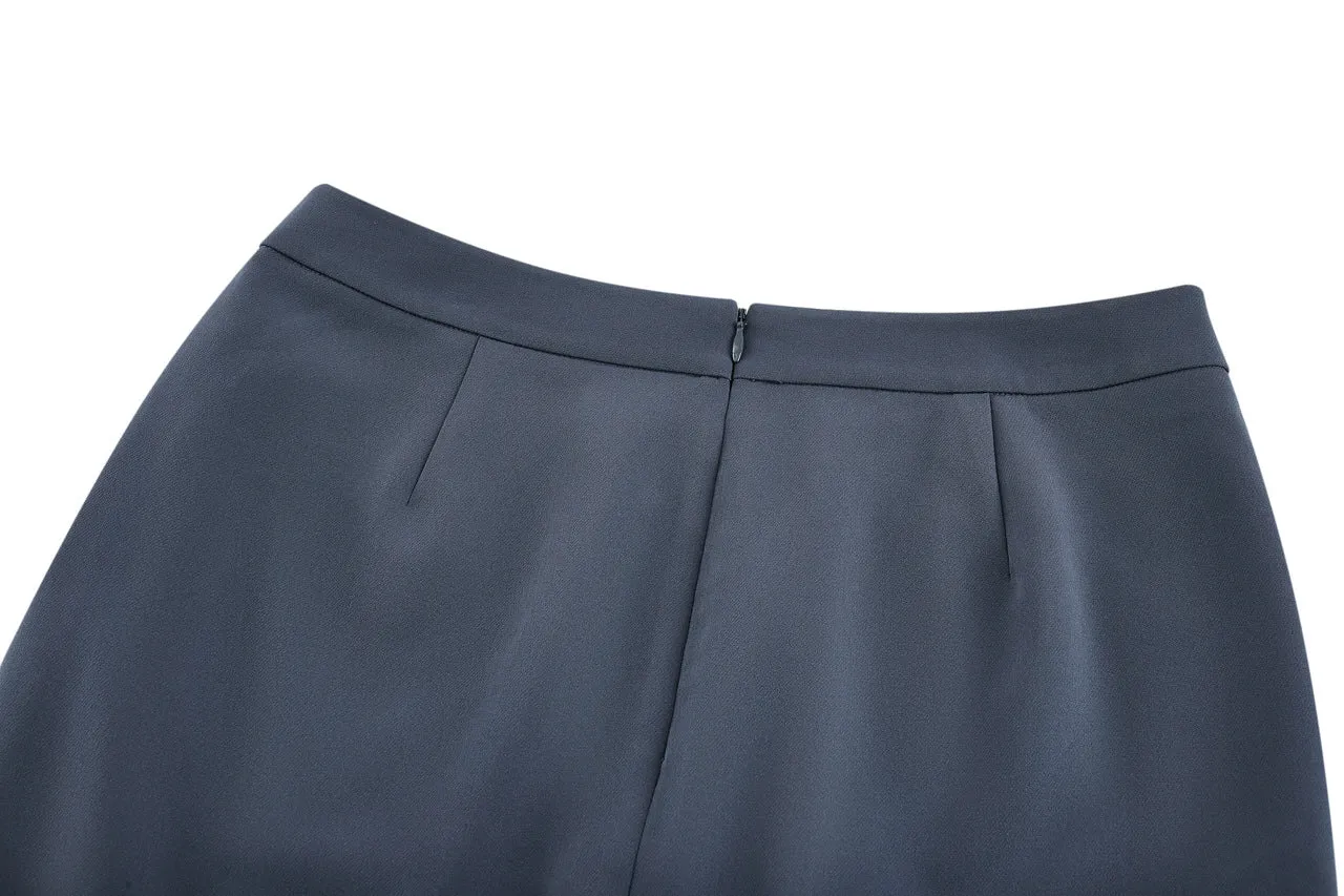 Multiway Stretch H-Shape Suit Skirt