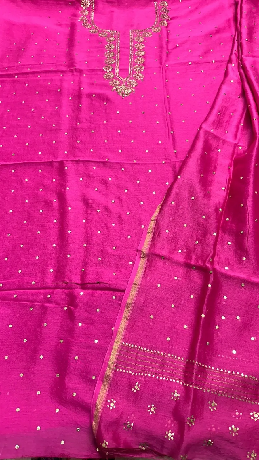 Pure Chanderi silk 2-peace Suits