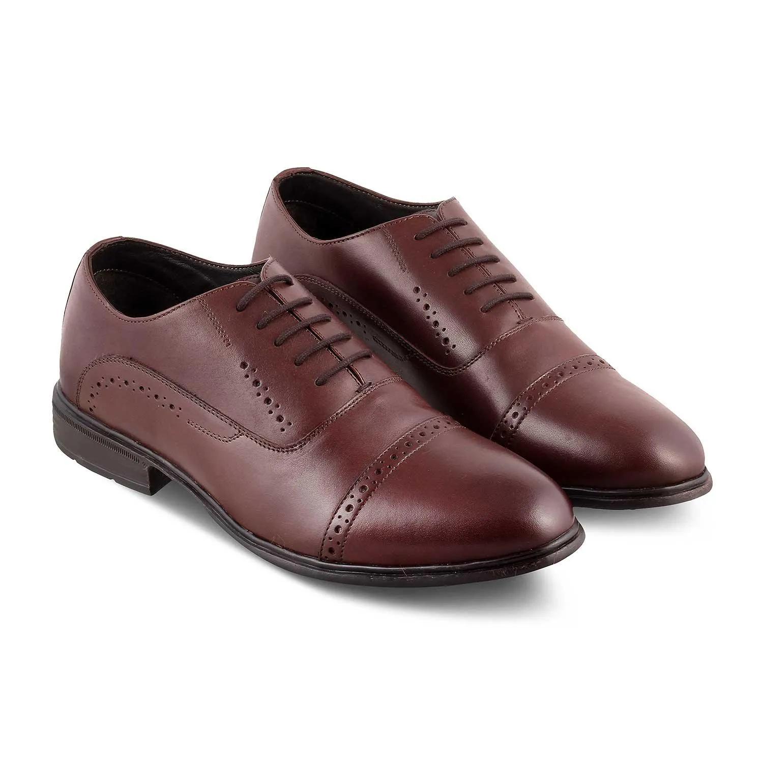 The Aario Brown Men's Lace Ups Tresmode