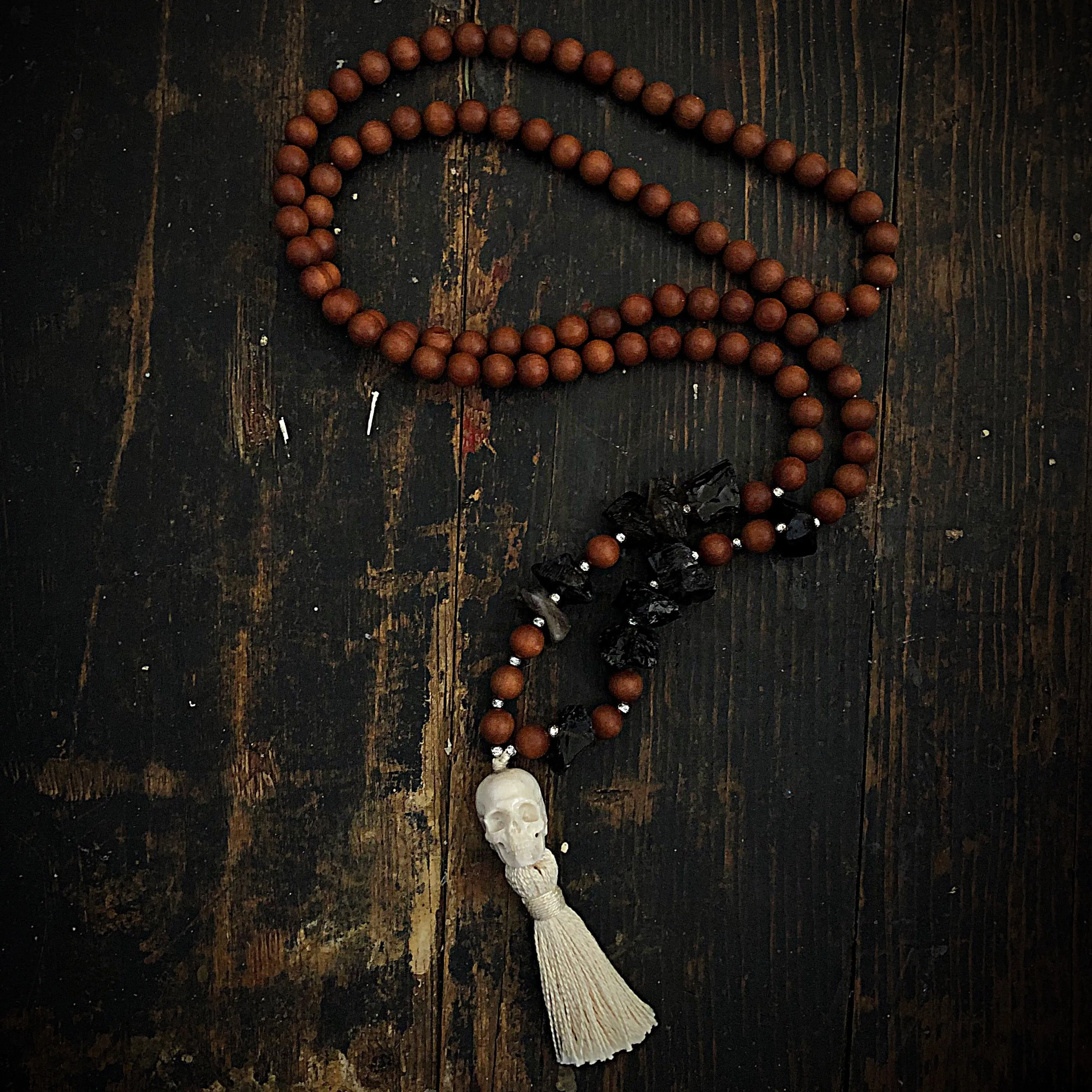 The Rough with the Smooth Mala Necklace