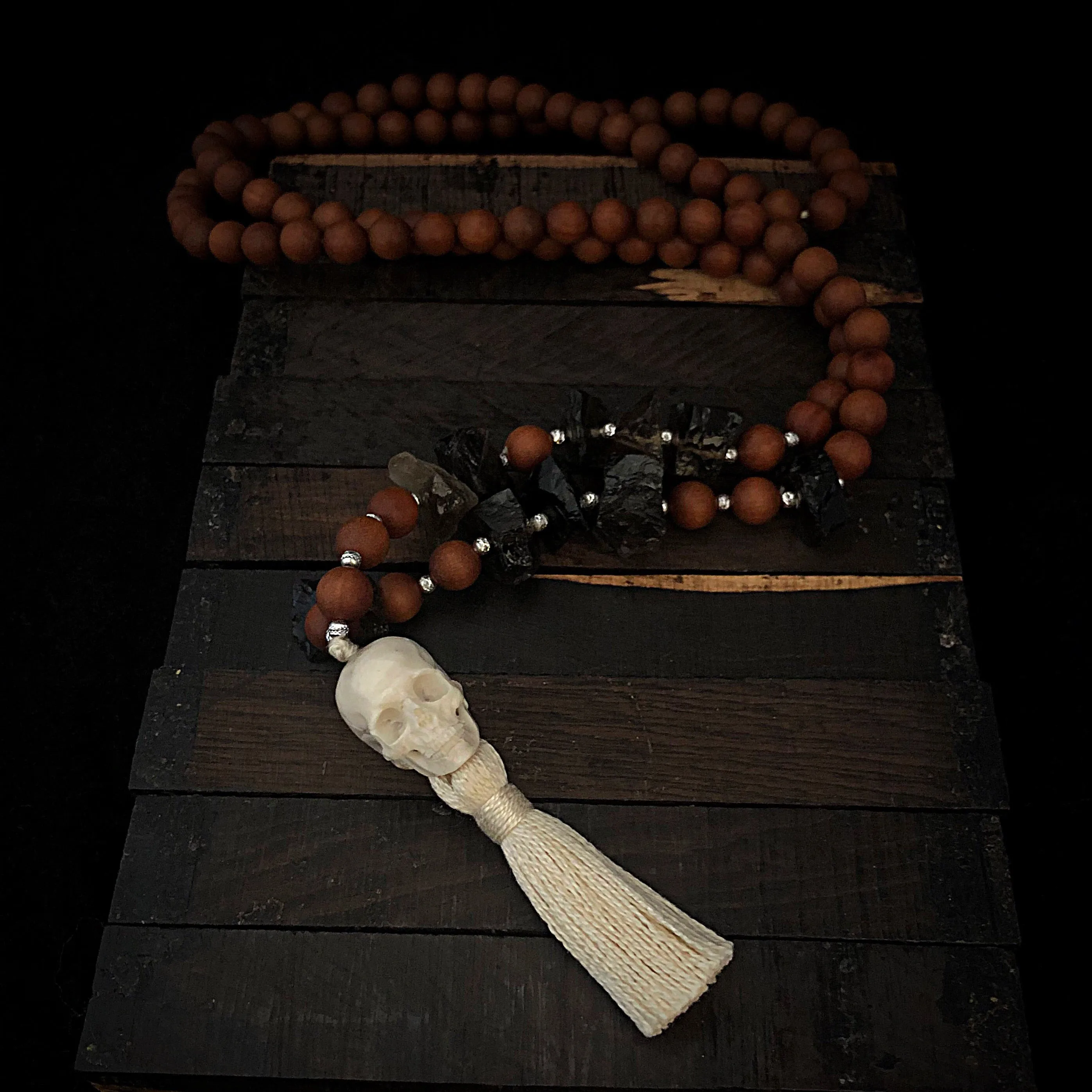 The Rough with the Smooth Mala Necklace