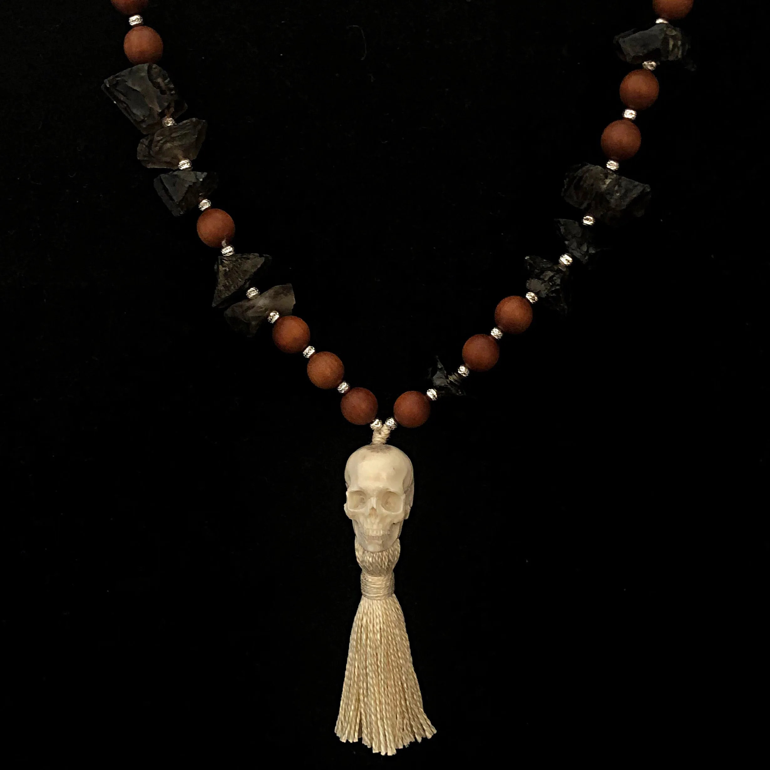 The Rough with the Smooth Mala Necklace