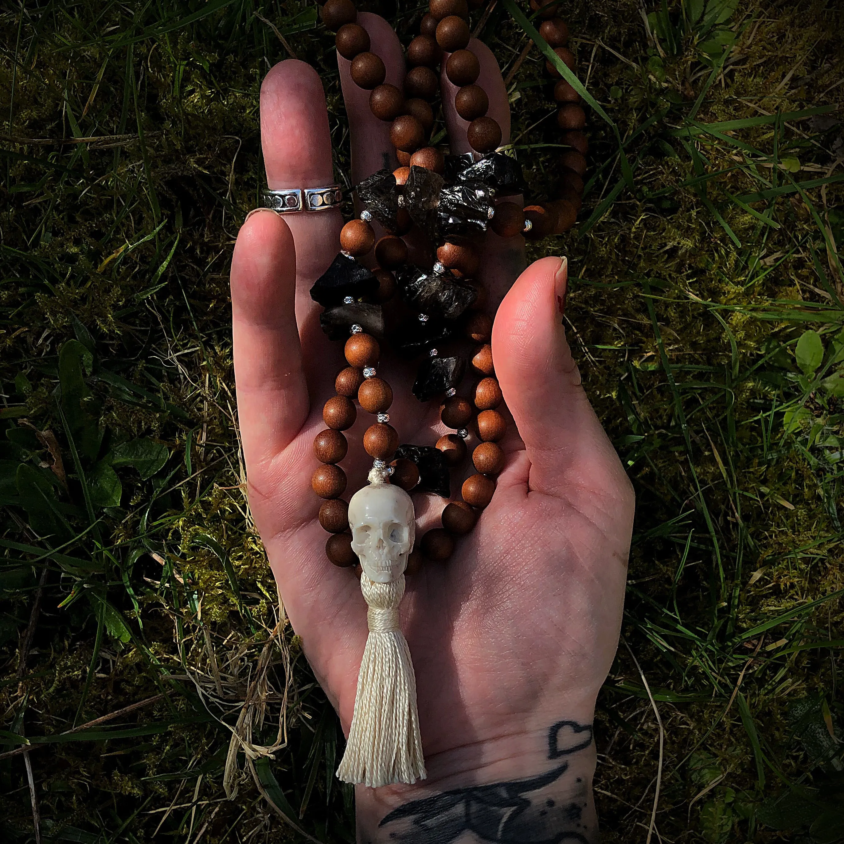 The Rough with the Smooth Mala Necklace