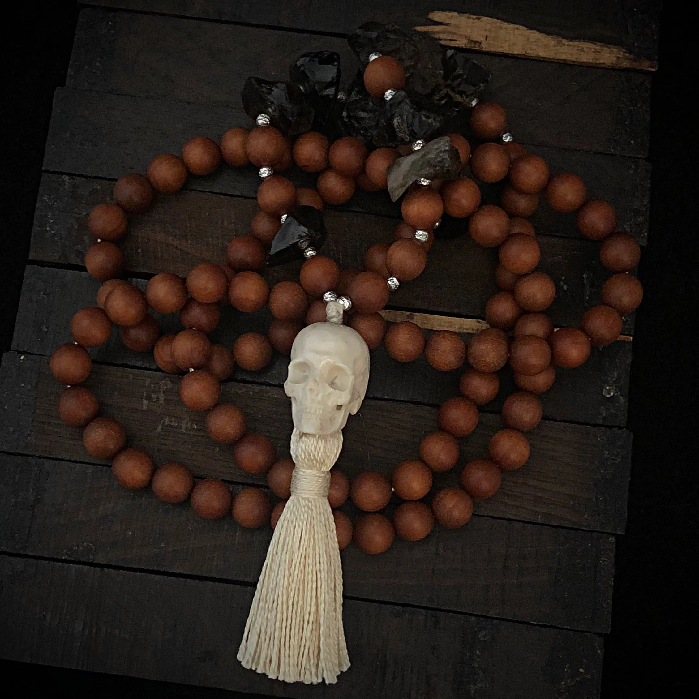 The Rough with the Smooth Mala Necklace